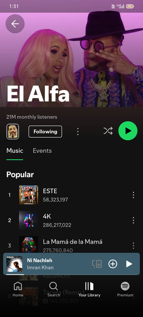 Spotify Premium popular