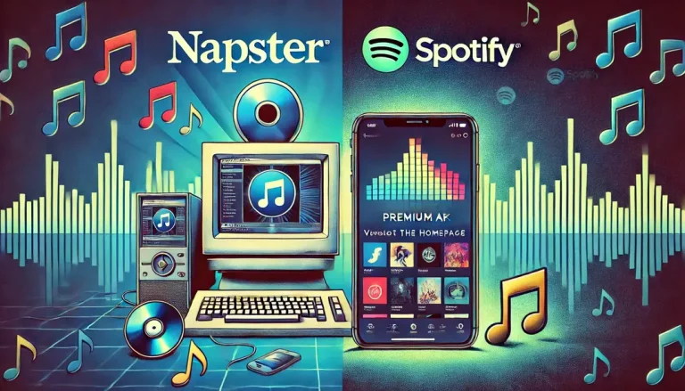 Napster-vs-Spotify